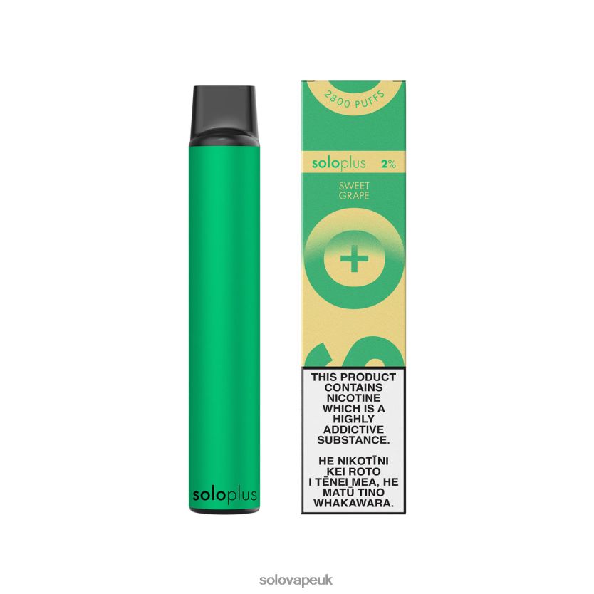 Solo Plus Disposable Vape Paradise Collection Sweet Grape 84T28440 | Solo Vape Price